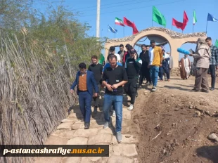 گزارش تصویری از اعزام دانشجویان بسیجی آموزشکده فنی آستانه اشرفیه 6