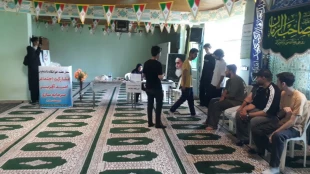 ایسگاه سلامت با همکاری مرکز بهداشت شهرستان به مناسبت هفته خوابگاه درآموزشکده آستانه اشرفیه 2