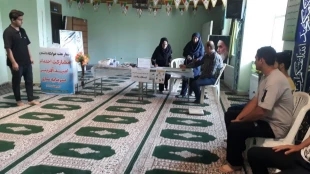 ایسگاه سلامت با همکاری مرکز بهداشت شهرستان به مناسبت هفته خوابگاه درآموزشکده آستانه اشرفیه 4