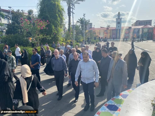 وداع با پیکر شهدای شهرستان آستانه اشرفیه  در تجاوز اخیر رژیم غاصب صهیونیستی به کشورمان روز پنچشنبه 5 تیر 1404 درمزار شهدای مطهر این شهر با حضور پر شکوهی از مردم شهید پرور برگزار گردید .‌