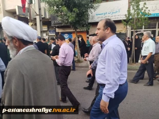 وداع با پیکر شهدای شهرستان آستانه اشرفیه  در تجاوز اخیر رژیم غاصب صهیونیستی به کشورمان روز پنچشنبه 5 تیر 1404 درمزار شهدای مطهر این شهر با حضور پر شکوهی از مردم شهید پرور برگزار گردید .‌ 5